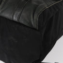 PRADA Backpack Nylon Leather Black Silver Auth 151999-18