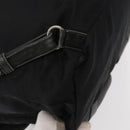 PRADA Backpack Nylon Leather Black Silver Auth 151999-19