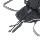 PRADA Backpack Nylon Leather Black Silver Auth 151999-22