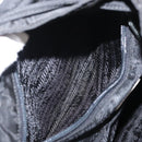 PRADA Backpack Nylon Leather Black Silver Auth 151999-27