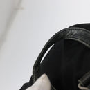 PRADA Backpack Nylon Leather Black Silver Auth 151999-14