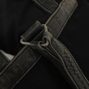 PRADA Backpack Nylon Leather Black Silver Auth 151999-8