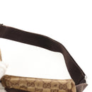 GUCCI GG Canvas Waist Bag Beige Silver 28566 Auth 152001-12