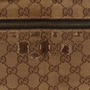 GUCCI GG Canvas Waist Bag Beige Silver 28566 Auth 152001-6