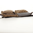 GUCCI GG Canvas Waist Bag Beige Silver 28566 Auth 152001-9