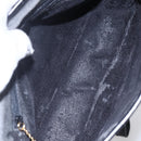 GUCCI GG Canvas Shoulder Bag Black Gold Auth 152003-10