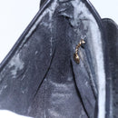 GUCCI GG Canvas Shoulder Bag Black Gold Auth 152003-20