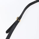 GUCCI GG Canvas Shoulder Bag Black Gold Auth 152003-8