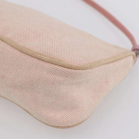 PRADA Sports Accessory Pouch Canvas Pink Auth 152004