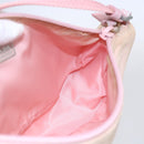 PRADA Sports Accessory Pouch Canvas Pink Auth 152004-21