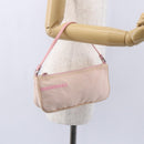 PRADA Sports Accessory Pouch Canvas Pink Auth 152004-23