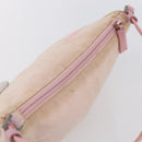 PRADA Sports Accessory Pouch Canvas Pink Auth 152004-6