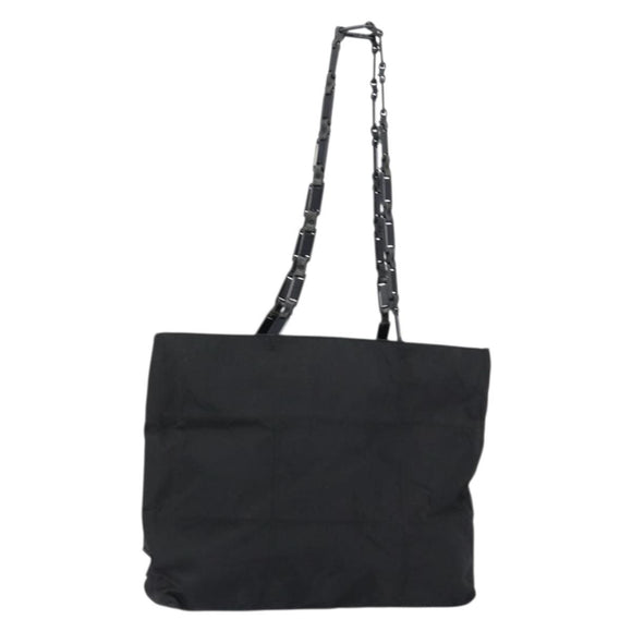 PRADA Tote Bag Nylon Black Auth 152005