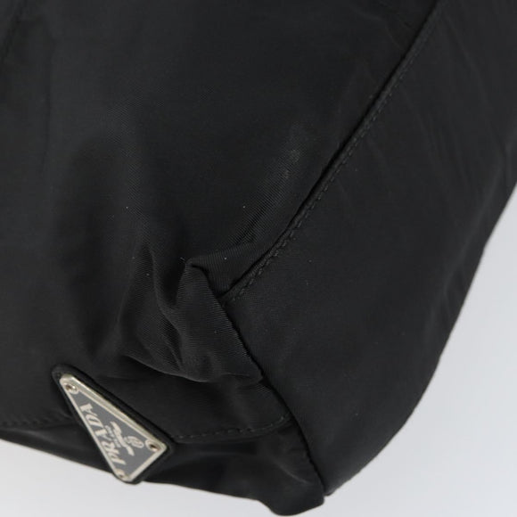 PRADA Tote Bag Nylon Black Auth 152005