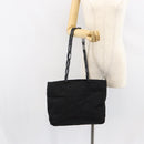 PRADA Tote Bag Nylon Black Auth 152005-23