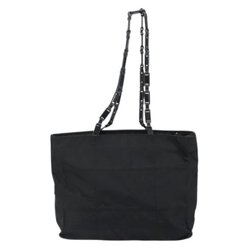 PRADA Tote Bag Nylon Black Auth 152005 - 0