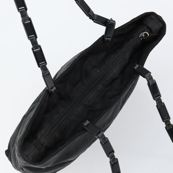 PRADA Tote Bag Nylon Black Auth 152005