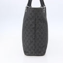 GUCCI GG Canvas Tote Bag Black Silver 31243 Auth 152006-3