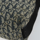 Christian Dior Trotter Canvas Shoulder Bag Navy Auth 152007-10