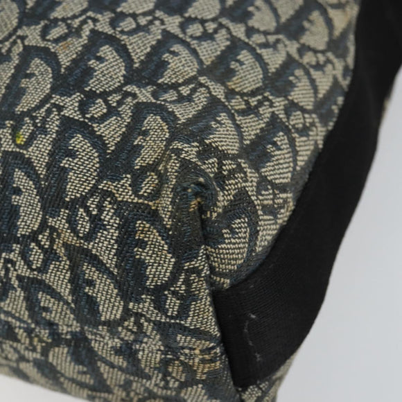 Christian Dior Trotter Canvas Shoulder Bag Navy Auth 152007