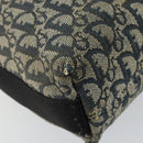 Christian Dior Trotter Canvas Shoulder Bag Navy Auth 152007-13