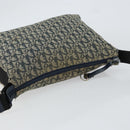 Christian Dior Trotter Canvas Shoulder Bag Navy Auth 152007-6