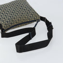 Christian Dior Trotter Canvas Shoulder Bag Navy Auth 152007-7