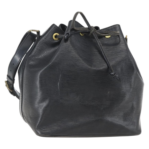 LOUIS VUITTON Epi Petit Noe Shoulder Bag Black M44102 LV Auth 152009