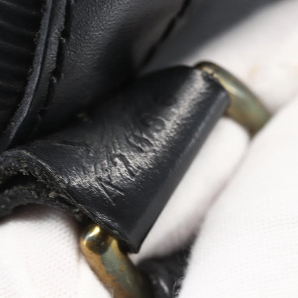 LOUIS VUITTON Epi Petit Noe Shoulder Bag Black M44102 LV Auth 152009