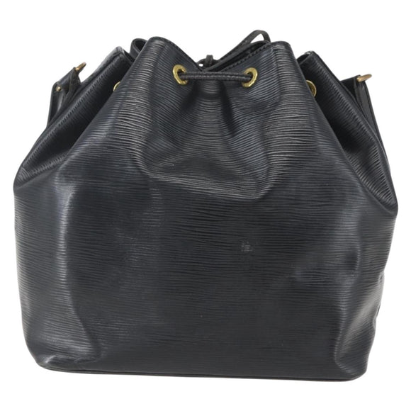LOUIS VUITTON Epi Petit Noe Schoudertas Zwart M44102 LV Auth 152009