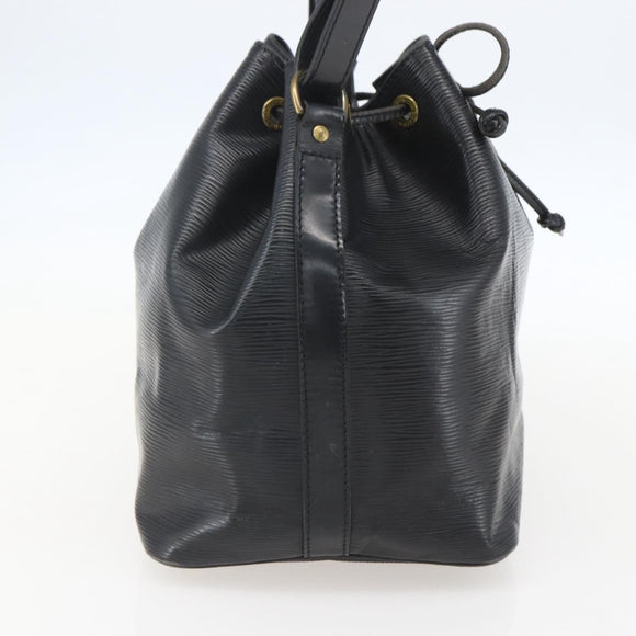 LOUIS VUITTON Epi Petit Noe Shoulder Bag Black M44102 LV Auth 152009