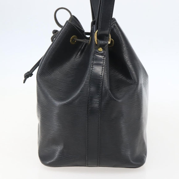 LOUIS VUITTON Epi Petit Noe Schoudertas Zwart M44102 LV Auth 152009