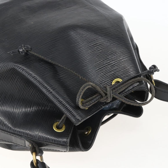 LOUIS VUITTON Epi Petit Noe Schoudertas Zwart M44102 LV Auth 152009