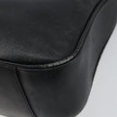 GUCCI Bamboo Hand Bag Leather Black Gold 001 0166 1638 Auth 152010-15