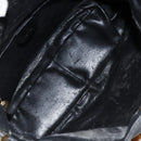 GUCCI Bamboo Hand Bag Leather Black Gold 001 0166 1638 Auth 152010-10