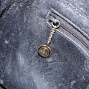 GUCCI Bamboo Hand Bag Leather Black Gold 001 0166 1638 Auth 152010-20