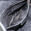 GUCCI Bamboo Hand Bag Leather Black Gold 001 0166 1638 Auth 152010-11