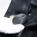 GUCCI Bamboo Hand Bag Leather Black Gold 001 0166 1638 Auth 152010-12