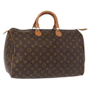 LOUIS VUITTON Monogram Speedy 40 Hand Bag M41522 LV Auth 152013A-1