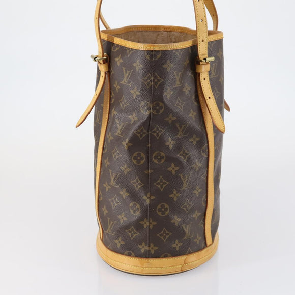 LOUIS VUITTON Monogram Bucket GM Shoulder Bag M42236 LV Auth 152014