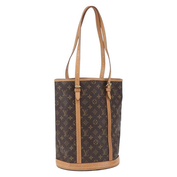LOUIS VUITTON Monogram Bucket GM Shoulder Bag M42236 LV Auth 152015