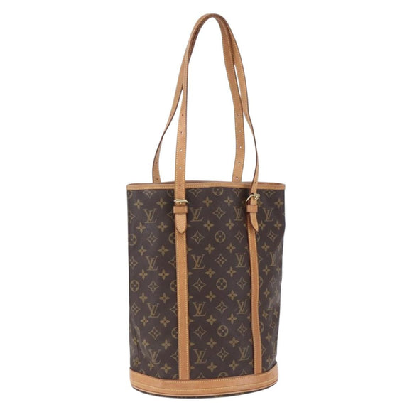 LOUIS VUITTON Monogram Bucket GM Shoulder Bag M42236 LV Auth 152015