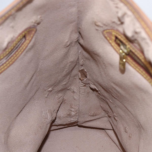 LOUIS VUITTON Monogram Bucket GM Shoulder Bag M42236 LV Auth 152015