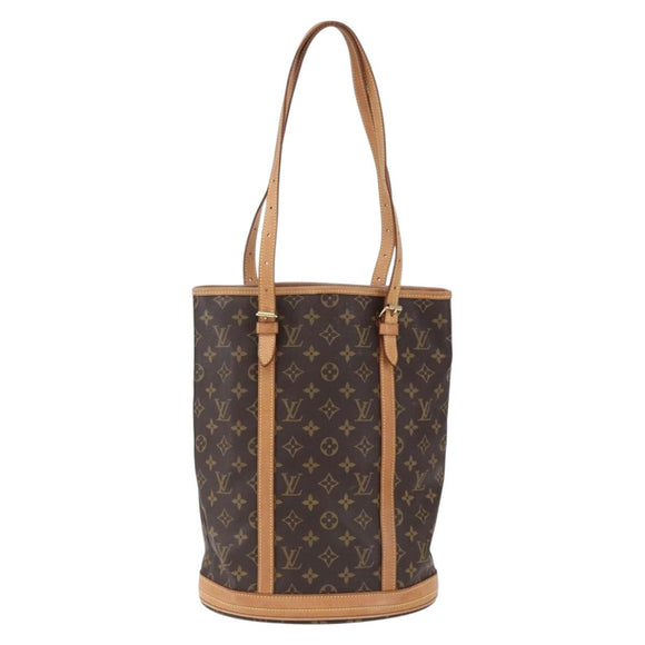 LOUIS VUITTON Monogram Bucket GM Shoulder Bag M42236 LV Auth 152015