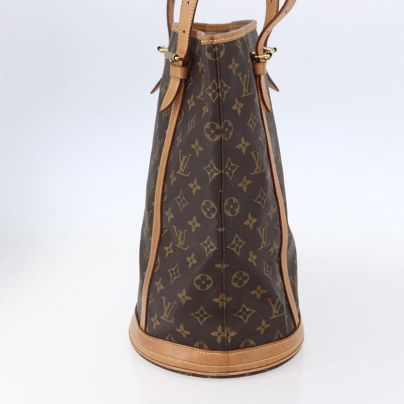 LOUIS VUITTON Monogram Bucket GM Shoulder Bag M42236 LV Auth 152015