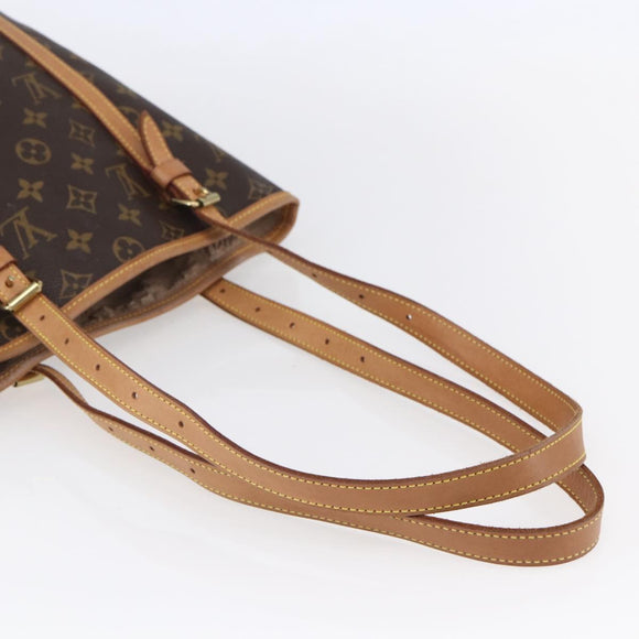 LOUIS VUITTON Monogram Bucket GM Shoulder Bag M42236 LV Auth 152015