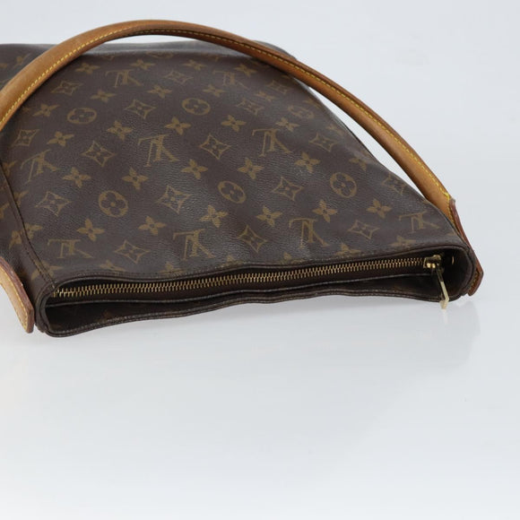 LOUIS VUITTON Monogram Looping GM Shoulder Bag M51145 LV Auth 152016