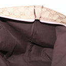 GUCCI GG Canvas Sherry Line Tote Bag Beige Pink 131230 Auth 152017-19