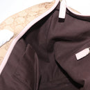 GUCCI GG Canvas Sherry Line Tote Bag Beige Pink 131230 Auth 152017-20