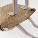 GUCCI GG Canvas Sherry Line Tote Bag Beige Pink 131230 Auth 152017-7